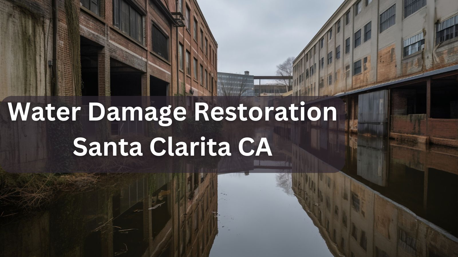 water damage restoration Santa Clarita CA