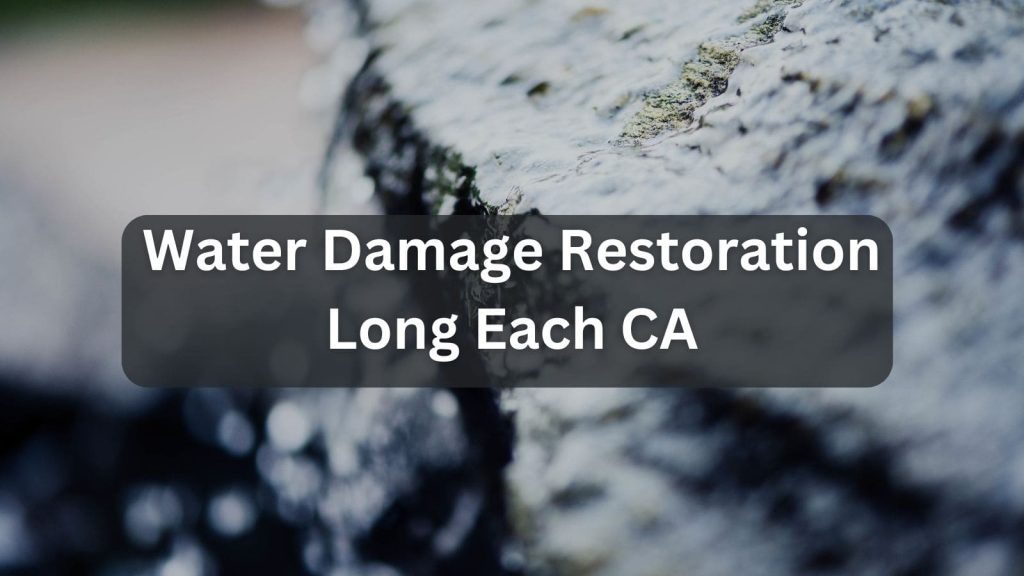 water damage restoration Long Beach CA